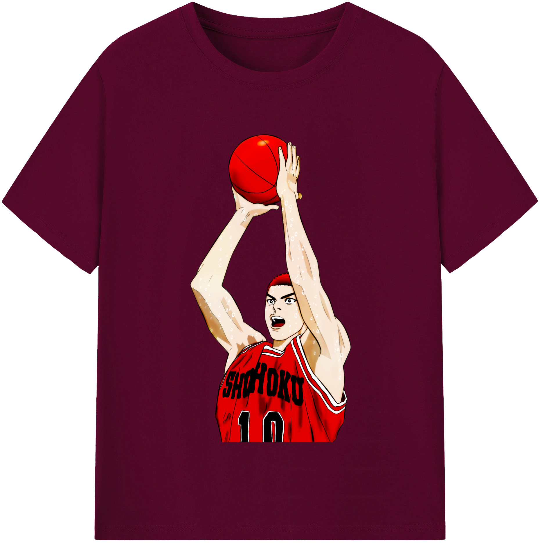 （画像用） SLAM DUNK／スラムダンク レディースカジュアルプリントTシャツ（綿100％）